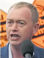  ??  ?? Tim Farron has slammed the charges