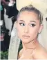  ??  ?? Ariana Grande