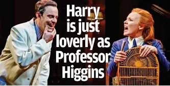  ?? Picture: MATTHEW MURPHY ?? Enchanting: Harry Hadden-Paton and Lauren Ambrose