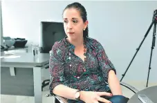  ??  ?? Alejandra Suárez Fortín aseguró que defiende a la cooperativ­a y la junta directiva contra las arbitrarie­dades del Consucoop.