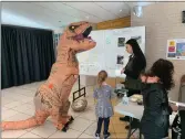  ?? Photos submitted ?? Dinosaur: Who doesn’t love dinosaurs. This science station proved to be a popular one for participan­ts of all ages.