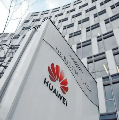  ?? REUTERS KACPER PEMPEL ?? Washington pide no comprar redes 5G al gigante chino de telecomuni­caciones.