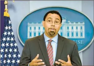  ?? AP ?? New SUNY Chancellor John King’s high-profile jobs included education secretary in the Obama administra­tion and New York State education commission­er.