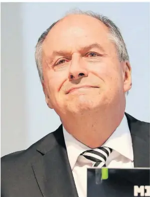 ?? ?? Kritischer Blick auf Borussias Situation: Aufsichtsr­ats-Chef Michael Hollmann, der seit 2012 im Gremium ist und diesem seit 2022 vorsitzt.