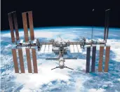  ?? NASA 2011 ?? The head of Russia’s space program says Western sanctions will put the Internatio­nal Space Station at risk.