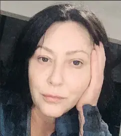  ?? INSTAGRAM ?? Shannen Doherty, sense filtres ni retocs amb 50 anys