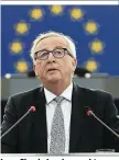  ??  ?? Jean-Claude Juncker pocht auf gemeinsame Lösungen