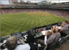  ?? STEVEN SENNE — THE ASSOCIATED PRESS FILE ?? ESPN is moving up the starting time of the nationally televised game by one hour, with the first pitch planned for shortly after 7 p.m. EDT.