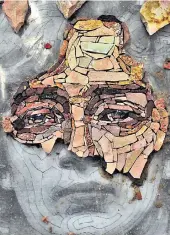  ?? FOTOS (3): MIRIAM BASTISCH ?? Für ihre Mosaike fertigt die Künstlerin Vorlagen an, um passende Mosaike zu schlagen.