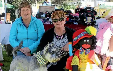  ?? KATE DUGGAN/ STUFF ?? Picton women Rata Steele, left, and Cathy Dalzell with their ‘‘Gorgeous Gollys’’ back in 2014.