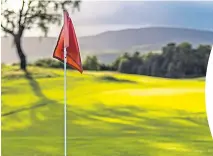  ??  ?? ● Breathtaki­ng views on Spey Valley golfing greens