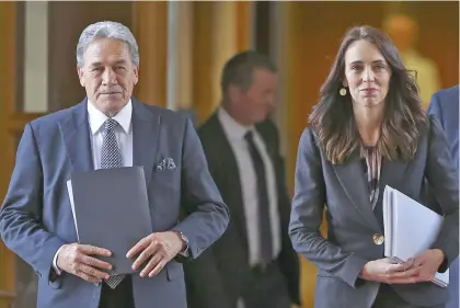  ??  ?? New Zealand Deputy Prime Minister Winston Peters has criticised the length of the lockdown ordered by Jacinda Ardern.