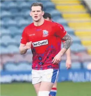  ?? Hornetsrug­byleague.co.uk ?? ● Rochdale Hornets’ number 10 Adam Hesketh