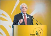  ?? CHRIS YOUNG THE CANADIAN PRESS ?? Sun Life Financial CEO Dean Connor said the company is interested in deals in the seven Asian markets where it operates.