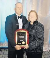  ?? SUBMITTED PHOTO ?? Dennis and Judy Shepard were recognized during the inaugural Diversity Honors.