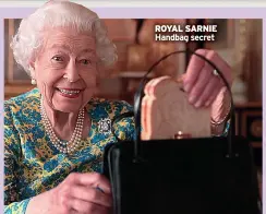  ?? ?? ROYAL SARNIE Handbag secret