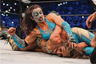  ?? All Elite Wrestling ?? Thunder Rosa’s feud with Dr. Britt Baker may come to a head next week in San Antonio. After suffering multiple tears on her vertebrae and a herniation in March 2022, Rosa stepped away from the wrestling ring. She “will be in attendance” at AEW Collision next week.