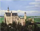  ??  ?? Neuschwans­tein Castle, oil on canvas, 24 x 30"
