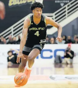  ?? GREGORY PAYAN/ASSOCIATED PRESS FILE ?? The G League’s plan to sign stars such as Prolific Prep’s Jalen Green and offer them a spot in a one-year program to prepare for the NBA draft is making a splash.