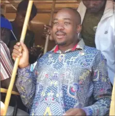  ??  ?? Nelson Chamisa