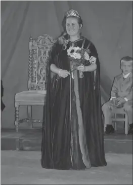  ??  ?? On Sept. 15, the Queen Nicotina pageant commenced at the Charles County Fair to announce the reign of the 81st fair queen, Jensen Conklin, 17, sponsored by the Waldorf Fire Department Station 3.