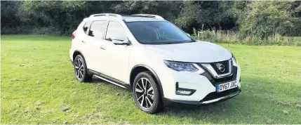  ??  ?? There’s plenty of power in the Nissan X-Trail