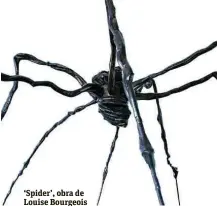  ?? Marcelo Ximenez/Folhapress ?? ‘Spider’, obra de Louise Bourgeois