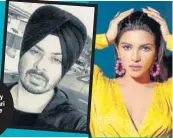  ?? INSTAGRAM ?? (L) Zaan Khan and Chahat Pandey in a still from Hamari Bahu Silk; (R) Late actor Manmeet Grewal PHOTO: