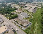  ?? SUBMITTED PHOTO ?? An aerial view of the Berks Corporate Center in Muhlenberg Township. The nine building center was part of a larger real estate sale totaling $77.6million.