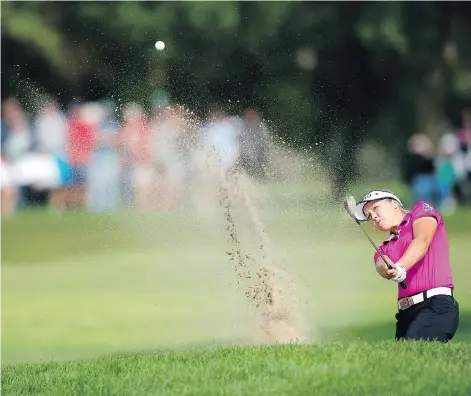  ?? TROY FLEECE ?? Brooke Henderson was on her game Sunday at Wascana Country Club as she became the second Canadian to win the CP Women’s Open.