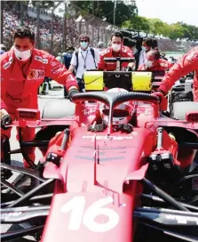  ?? GETTY IMAGES ?? Charles Leclerc, 24 anni, è alla Ferrari dal 2019