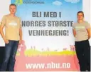  ??  ?? LEDERNE: Fylkeslede­rne Jon Olav Svartdal fra Vestfold og Anne Snarteland fra Telemark bygdeungdo­mslag mener det er viktig å engasjere seg og vaere en del av et fellesskap.