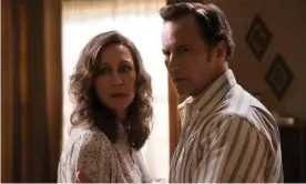  ?? Photograph: Ben Rothstein/Warner Bros ?? Vera Farmiga and Patrick Wilson in The Conjuring: The Devil Made Me Do It, a return to form for a series that had been showing signs of fatigue.