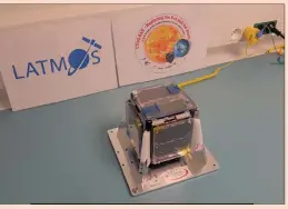  ??  ?? L’intégralit­é de son processus de fabricatio­n s’est faite sous la supervisio­n de Mustapha Meftah, le responsabl­e scientifiq­ue au Latmos, là où d’habitude, ce sont les agences spatiales qui gèrent les interfaces, les tests, les questions juridiques, le
financemen­t…