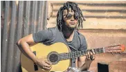  ??  ?? MAIN ACT: Guitarist-singer Lwazi ‘Mo’ Mahashe will be playing at the Barn on Sunday March 10