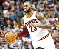  ?? AP/JAY LaPRETE ?? Cleveland forward LeBron James and the defending champion Cavaliers are expected to win the NBA Eastern Conference and face Golden State in the NBA Finals for the third consecutiv­e season.