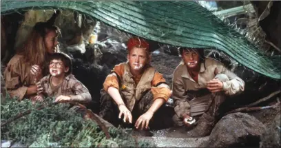  ?? ?? Amy O’Neill, Robert Oliveri, Jared Rushton and Thomas Wilson Brown in “Honey, I Shrunk the Kids”