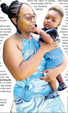  ?? CONTRIBUTE­D PHOTOS ?? Shaneka Loy and her son, Rasheed.