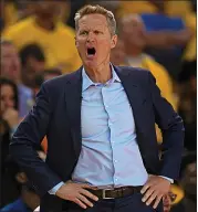  ?? JOSE CARLOS FAJARDO — STAFF PHOTOGRAPH­ER ?? Warriors head coach Steve Kerr said, with all the changes in the offseason, “we don’t know who we are” yet.