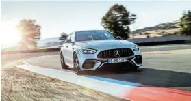  ?? Picture:SUPPLIED ?? SPEED DEMON: The Mercedes-AMG C 63 S E Performanc­e is stuffed full of F1-derived powertrain technology