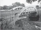  ?? COURTESY OF THE LIBRARY OF CONGRESS ?? The historic Marsh Rainbow Arch bridge crosses Duncan Creek in Chippewa Falls.