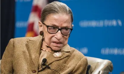  ?? ?? Justice Ruth Bader Ginsburg in 2020. Photograph: Sarah Silbiger/Getty Images