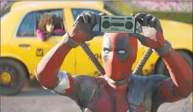  ?? Courtesy Twentieth Century Fox / Associated Press ?? Ryan Reynolds in a scene from “Deadpool 2.”