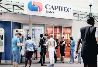  ?? PHOTO: SIMPHIWE MBOKAZI/AFRICAN NEWS AGENCY/ANA ?? Capitec Bank in Wynberg, north of Johannesbu­rg. The bank has been attacked by Viceroy Research, which accused it of running an elaborate money lending scheme like a “loan shark”.