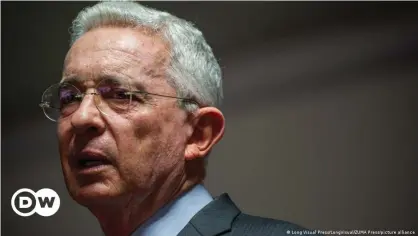  ?? ?? The case against former President Alvaro Uribe has split Colombian society