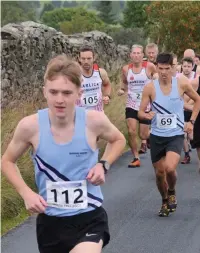  ??  ?? Rossendale Harriers’ Joe Hopley