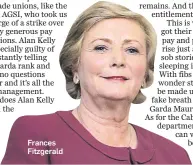  ??  ?? Frances Fitzgerald