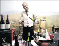  ??  ?? INTRODUCED: Freelance sommelier Brian Mahanke presented Thokozani Wines and Diemersfon­tein Wines at Montecasin­o.