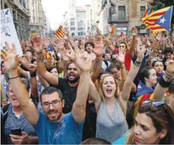  ?? | AP ?? Los sindicatos catalanes han convocado a nuevas movilizaci­ones para la próxima semana.
