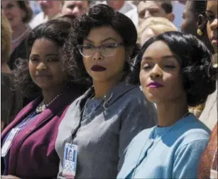  ?? HiddenFigu­res ?? Octavia Spencer, Taraji P Henson and Janelle Monae in Film4, 9p.m.) (Thursday,